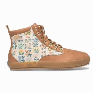 NWT KEDS X Rifle Paper Company Wildflower Leather Boots in Box size 10 !